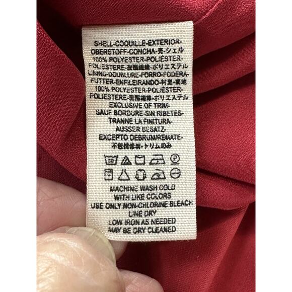 Free People Dress Dark Red Velvet Hi/Low Sz XS Sleeveless Special Occasion - Picture 13 of 13